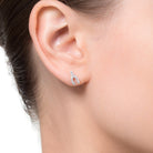 Stardust wishbone earrings