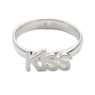 Keep calm and kiss on ring