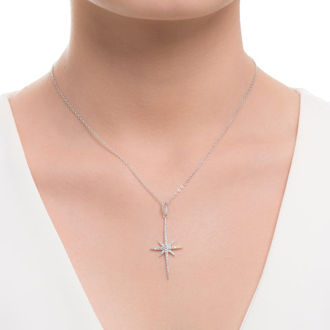 Shining star necklace.