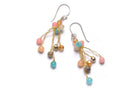 T46-03b : Silk & Stones Earrings